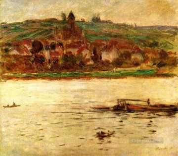 ヴェルトゥイユのセーヌ川のはしけ クロード・モネ Oil Paintings